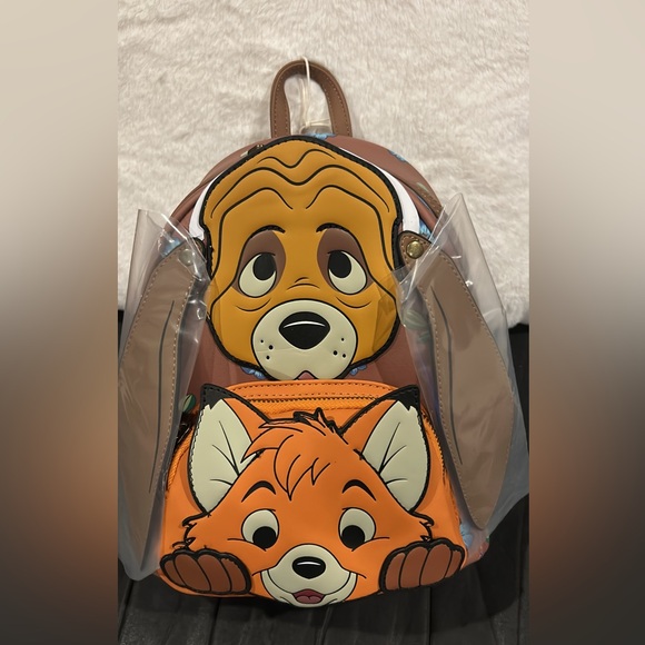 Fox and the Hound Loungefly mini backpack - Picture 1 of 2